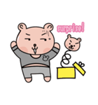 Fashion bear ＆ flower bear life（個別スタンプ：33）