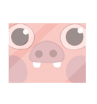 Exaggerated pig（個別スタンプ：26）