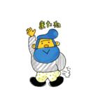 ひげモフおじさん（個別スタンプ：4）
