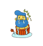 ひげモフおじさん（個別スタンプ：16）