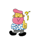 ひげモフおじさん（個別スタンプ：24）