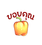 Cute Vegetables Ver.Thai（個別スタンプ：17）