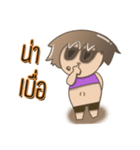 yingtaloy cute Girl（個別スタンプ：11）