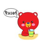 One Kuma : MR. Red Bear（個別スタンプ：1）