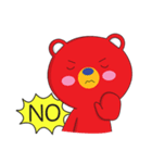 One Kuma : MR. Red Bear（個別スタンプ：9）