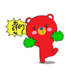 One Kuma : MR. Red Bear（個別スタンプ：26）