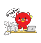 One Kuma : MR. Red Bear（個別スタンプ：27）