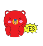 One Kuma : MR. Red Bear（個別スタンプ：28）