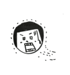 like the YUKI faces that Rie drew（個別スタンプ：15）