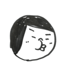 like the YUKI faces that Rie drew（個別スタンプ：24）