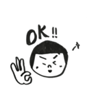 like the YUKI faces that Rie drew（個別スタンプ：38）
