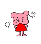 くまパンダちゃん3（個別スタンプ：4）