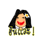 Sandy is a Southern girl in Thailand.（個別スタンプ：5）