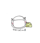 かわいいほのぼのブタちゃん（個別スタンプ：4）