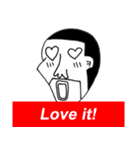 Red box logo stickers（個別スタンプ：7）