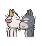 Dai-one Farm : Wolf ＆ Sheep（個別スタンプ：4）