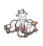 Dai-one Farm : Wolf ＆ Sheep（個別スタンプ：6）