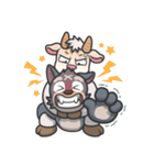 Dai-one Farm : Wolf ＆ Sheep（個別スタンプ：8）