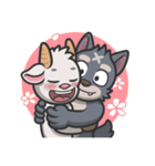 Dai-one Farm : Wolf ＆ Sheep（個別スタンプ：12）