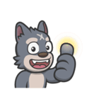 Dai-one Farm : Wolf ＆ Sheep（個別スタンプ：33）