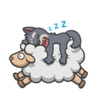 Dai-one Farm : Wolf ＆ Sheep（個別スタンプ：38）