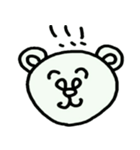 Simple Bear Face（個別スタンプ：2）