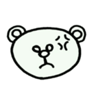 Simple Bear Face（個別スタンプ：5）