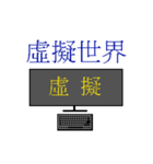 LuLu-Keyboard world（個別スタンプ：14）