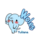 YULIANA's exclusive sticker（個別スタンプ：31）