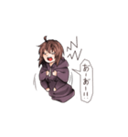 みんなに甘えたい！不器用ガールスタンプ（個別スタンプ：20）