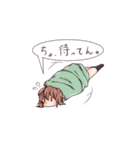 みんなに甘えたい！不器用ガールスタンプ（個別スタンプ：22）