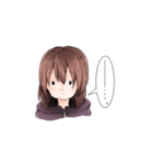 みんなに甘えたい！不器用ガールスタンプ（個別スタンプ：23）