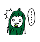 Bitter gourd man in work.（個別スタンプ：20）