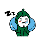 Bitter gourd man in work.（個別スタンプ：21）