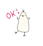 三角形の鳥さん（個別スタンプ：1）