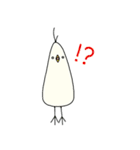 三角形の鳥さん（個別スタンプ：3）