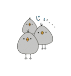 三角形の鳥さん（個別スタンプ：13）