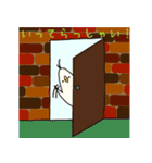 三角形の鳥さん（個別スタンプ：30）