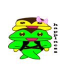 Funny frog frog（個別スタンプ：4）