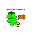 Funny frog frog（個別スタンプ：8）