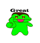 Funny frog frog（個別スタンプ：13）