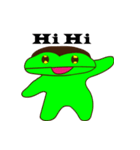 Funny frog frog（個別スタンプ：16）