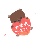 Bonnie bear (Often used words)（個別スタンプ：7）