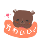 Bonnie bear (Often used words)（個別スタンプ：25）