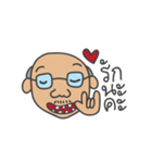 Khun Lung Charlie Bowlarn（個別スタンプ：37）