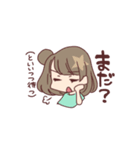 かおすなさんにんむすめ（個別スタンプ：2）