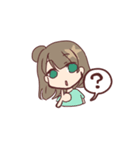 かおすなさんにんむすめ（個別スタンプ：3）