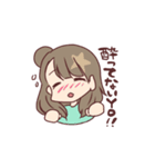 かおすなさんにんむすめ（個別スタンプ：6）
