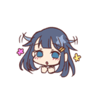 かおすなさんにんむすめ（個別スタンプ：9）
