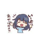 かおすなさんにんむすめ（個別スタンプ：10）
